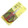 Tijeras Domésticas Jinda Qiangjin K12 Empaque Independiente Tijeras Domésticas de Acero Inoxidable Tarjeta Colgante para Supermercado Tijeras con Mango Rojo