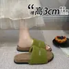 Chinelos de pelúcia super populares com sola grossa para mulheres, adequados para uso externo, novo modelo outono e inverno 2026, chinelos de algodão Birkenstock antiderrapantes sem cadarço