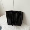 Bolsos para Mujer Nuevo Estilo Coreano Color Sólido Gran Capacidad Lona Bolso de Hombro Simple para Viajar Estudiante Bolso Tote Bolsa de Compras Moderno