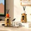 Adorno difusor de capibara lindo, diseño adorable, adecuado para escritorios, dormitorios y entradas; un gran regalo para crear una atmósfera agradable; un pequeño artículo decorativo para tu escritorio