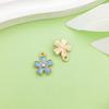 1 Nuevo Estilo Azul Lago Mixto 31 Simulado Planeta Gota de Aceite Colgante Colgante DIY Accesorios de Joyería