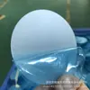 Difusor de Luz Acrílico Redondo Branco Leitoso 1,2mm Painel de Luz Fosco Tampa de Poeira LED Abajur de Mesa