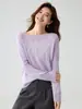 Suéter de punto de cachemira floral tridimensional, suave y elegante, estilo francés, para mujer, con escote de una línea, moderno, holgado y suave, ideal para usar en capas