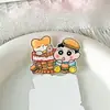 Crayón de Impresión Comida y Juego Shin-Chan Etiqueta Cuentas DIY Colgante para Bolsa Acrílica Cadena para Teléfono Móvil Llavero Accesorios Lote de Material