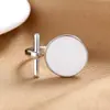 Anillo Sencillo de Nueva Moda Transfronterizo para Mujer, Anillo de Diseño de Alta Gama, Anillo de Apertura Ajustable de Temperamento Versátil