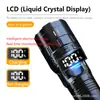 Linterna frontal popular de alto brillo con batería de larga duración, totalmente certificada, de alta potencia, largo alcance, luz de inundación y zoomable
