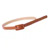 Moda hebilla cuadrada de caramelo simple cinturón alta calidad para mujer diario todo-fósforo accesorios para vestido abrigo