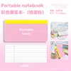 Mini cuaderno creativo, cuaderno de bolsillo, bloc de notas para estudiantes, agenda para registrar planes en cualquier momento, venta al por mayor