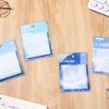 Página a color para pago de asistencia social, papel para notas, tira de mensajes, bloc de notas compacto, portátil y bonito para llevar, registro de operaciones