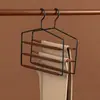 Perchero multifuncional de madera de haya de varias capas para pantalones y ropa, estante de almacenamiento para uso doméstico sin marcas, perchero plegable para pantalones, herramienta de almacenamiento para armario