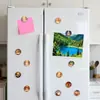 Cascanueces Navideño Niña de Ballet Imán de Nevera de Vidrio Cuento de Hadas Redondo Decoración Navideña para el Hogar y la Cocina