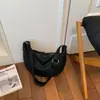 Bolso Texturizado de Alta Gama para Mujer con Gran Capacidad, Nuevo Bolso Cruzado de Diseño de Nicho Primavera/Verano 2026, Bolso Tipo Dumpling Vintage para el Día a Día