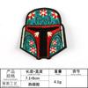 Etiqueta de bordado por computadora, adhesivo termofusible para ropa, abrigos y sombreros, accesorios DIY, insignia, parche bordado de anime, pegatinas de tela