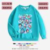 Sudadera con cuello redondo Kpop Witch Hunter Gathering, elegante, para niños, primavera y otoño, corte holgado para niños mayores, atuendo de primavera para niñas, talla 6