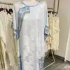 Nuevo Vestido de Verano 2025, Nuevo Estilo Chino, Elegante y Lujoso Estilo Nacional Jacquard Jersey Camisón que se Puede Usar Fuera de la Falda