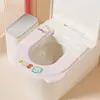 Cojín para Asiento de Inodoro de Eva, Universal para Todas las Estaciones, Impermeable, Lavable, Cubierta Adhesiva para Asiento de Inodoro para Uso en Casa