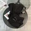 Conjunto esportivo estilo Chanel para mulheres 2026, nova versão coreana da moda, design que afina e rejuvenesce, conjunto de duas peças com shorts de manga curta