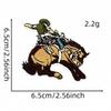Amazon Cross Farm Estilo Pastoral Pegatina de Tela Vaquero Occidental Bordado por Computadora Accesorios Botas Cactus Planchado