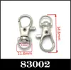 Fábrica de ganchos para cordão atacado metal espessado rotativo colorido fita gancho 8mm cordão de celular fecho bico de águia