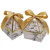 Caixa de Doces para Casamento Estilo Europeu, Torre Criativa de Doces para Mesa com Tema de Floresta, Caixa de Doces de Pedras Preciosas para Casamento, Caixa de Presente de Doces para Casamento com Diamante, Em Estoque