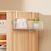 Estante de Almacenamiento para Armario, Cesta de Almacenamiento para Bolsos, Estante Lateral para Gabinete, Organizador de Ropa Interior y Ropa, Cesta Colgante para Armario