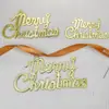 Letreros de Letras Navideñas Plástico Letras Mayúsculas Accesorios de Decoración Navideña Decoración de Guirnaldas para Árbol de Navidad Colgantes