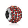Cuentas de Diamantes de Colores de Venta Caliente Transfronterizas, Bordado Completo con Diamantes, Pulsera Trenzada de Cuerda DIY, Cuentas Sueltas, Cuentas para Pulsera de Encanto Estilo Étnico