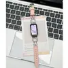 Adecuado para la pulsera Huawei 11Pro, Correa de reloj estilo nuevo con diamantes brillantes de Gato Kt 10Nfc, Correa de muñeca de cuero linda y lujosa