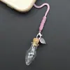 Mini Botellas de Vidrio Transparentes con Forma Especial, Botellas de los Deseos, Colgantes para Teléfono Móvil, Botellas de la Suerte, Colgantes para Bolsos, Venta al por Mayor de Joyería