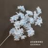 Casamento Flor Azul Material Flor Artificial Flor de Seda Rosa Hortênsia Peônia Flor Auditório de Casamento Floricultura Decoração Arranjo de Flores Caminho Flor-guia
