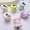 Gatinho 3D Caroço de Maçã DIY Grampo de Cabelo Elástico Sapato de Madeira Flor Pingente de Celebridade da Internet Acessório para Capa de Celular Peças de Resina