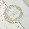 2026 Nueva Tarjeta de Invitación de Boda Estilo Europeo de Terciopelo con Doble Puerta, Estampado en Foil Dorado, Tarjeta de Votos, Sensación de Alta Gama