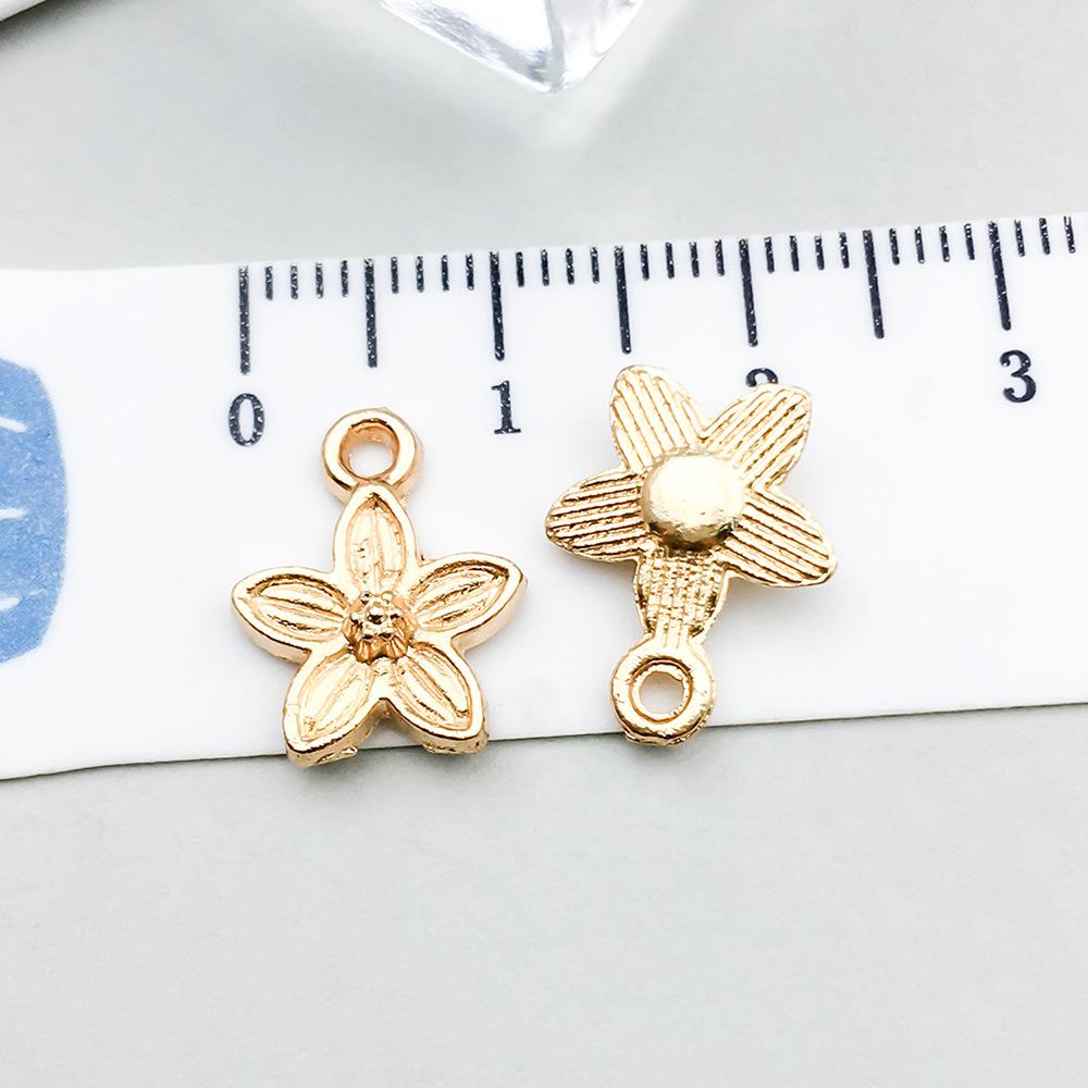 18326-M-kc金锌合金植物小花11x14mm-0.7g