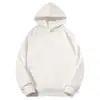 Sudadera con Capucha de Felpa Zorro Plateado de 400g, Peso Pesado, Algodón Puro para Hombre, Corte Holgado, Forro de Felpa, Color Sólido, Marca de Moda, Chaqueta Deportiva y Casual para Otoño e Invierno