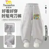 Calça Infantil Rhythm Box Primavera e Outono Calça Esportiva Infantil Outono 2025 Novo Estilo para Crianças Maiores Moda Calça Sabre