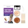 Set de Correctores de Tatuaje Eelhoe Maquillaje para Cubrir Tatuajes Corporales Diario Portátil Corrector de Dos Tonos Base