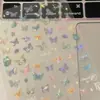 [Mismo Estilo de Hada] Pegatinas de Serpentina de Ala de Mariposa Pegatinas de Todas las Cosas Pegatinas Hechas a Mano para Uñas de los Pies Pegatinas de Mariposa para Uñas de Niños