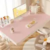 Mantel Individual Personalizado, Color Sólido, Simple, Lujo Ligero, Sensación de Alta Gama, Protector de Escritorio, Impermeable, Resistente al Aceite, Lavable, Escritorio de Estudio, Mesa de Té
