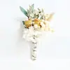 Mini Flor Seca Fresca Flor Imortal Corsage Noivo Noiva Festa de Casamento Vestido Corsage de Formatura Acessórios Decoração