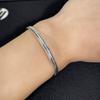 2021 Venta Caliente Vintage Apertura Moda Plata Tailandesa Pluma Negra Hojas Flor Pulsera Pulsera Pulsera Pulsera Venta al por Mayor