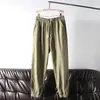 Pantalones Casuales de Lino Transpirable para Hombre con Cintura Elástica para Verano 3058