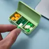 Cajas de Pastillas Compartimentadas al por Mayor en Stock, Cajas de Pastillas Portátiles Selladas, Cajas de Almacenamiento de Pastillas con Múltiples Compartimentos
