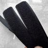 Em estoque Acessórios de vestuário Poliéster Velcro Atacado Cor preta Velcro Velcro com superfície de gancho
