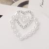 Yilian Nova Pérola amor jóias acessórios artesanais diamante-embutido diy telefone móvel shell diamante acessórios buraco sapatos acessórios de jóias