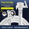 Fornecimento Direto Máquina de lavar automática semiautomática tubo de entrada de lavagem tubo estendido tubo de injeção de água acessórios de mangueira de água com rolo