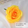 Originalidad en suministro de stock cabeza de flor rosa de boda Comercio Exterior ramo individual de rosa de simulación rosa de simulación de terciopelo capullo de flor grande
