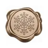 Série de Natal Adesivos de Selo de Cera Bronze Antigo para Envelopes, Convites, Garrafas de Vinho e Decoração de Presentes