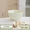 Estilo Pastoral Fresco e Simples Tigela e Prato Doméstico Novo de Alto Valor Cor Sob Esmalte Tigela Prato Cerâmica Louça Tigela de Arroz Tigela de Sopa