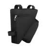 Bolsa de Armazenamento para Bicicleta de Montanha ao Ar Livre Bolsa Triângulo de Bicicleta com Bolso para Garrafa de Água Bolsa Triângulo Conveniente para Pendurar na Bicicleta