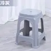 Banqueta Alta, Banco, Banquinho de Banheiro, Banco para Trocar Sapatos, Banqueta de Mesa de Comida de Rua, Cadeira, Banqueta Quadrada Doméstica Espessa de Plástico no Atacado, Banqueta Quadrada Doméstica Vermelha